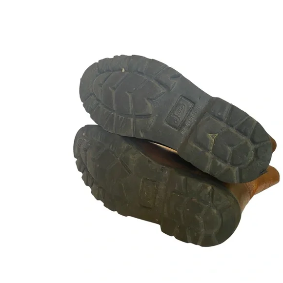 Justin Brown Leather Cowboy Boots mens size 7.5 - Picture 7 of 11